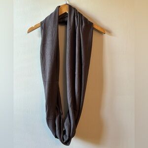 Cost Plus World Market Charcoal Infinity Scarf